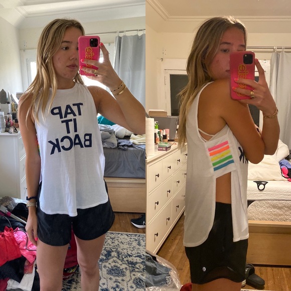 soulcycle Tops - SoulCycle Tap It Back Pride Tank